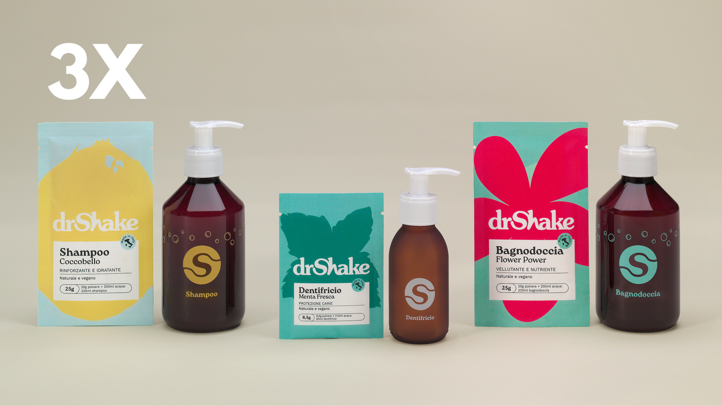 3X Discovery Trio Kit | 1 bottle per product and 3 months of refills