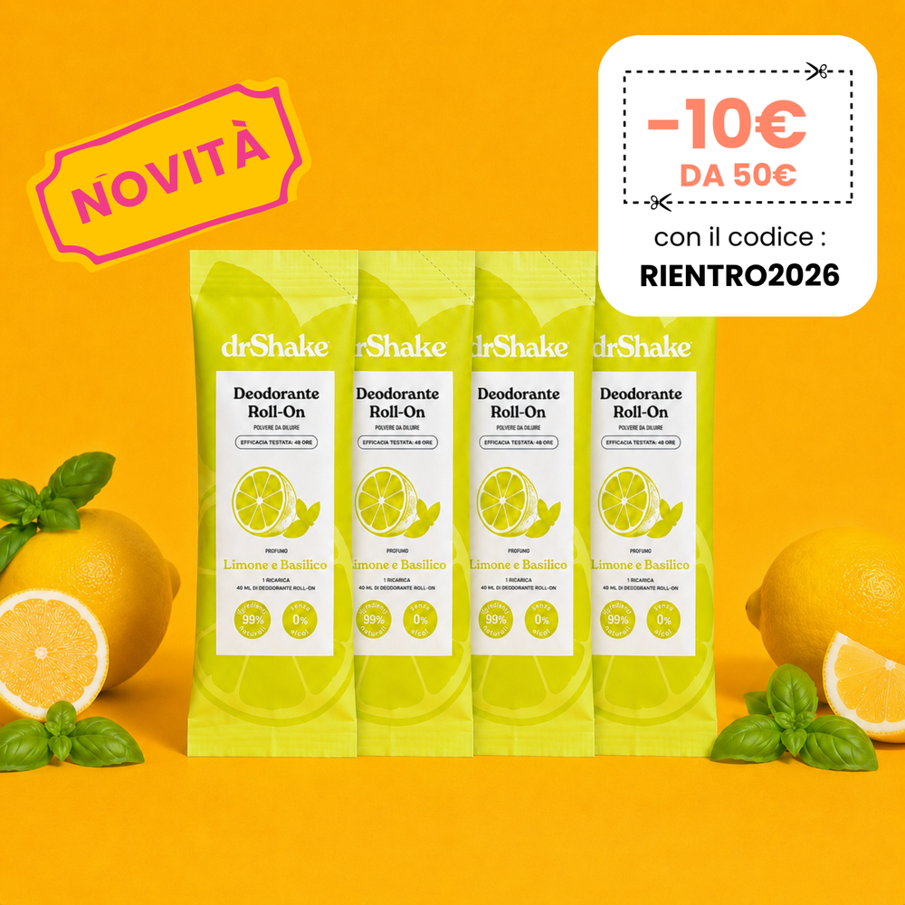 Ricariche Deodorante Roll-On Limone e Basilico (X4)