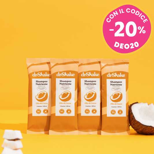 Ricariche Shampoo Nutriente al Cocco (X4)