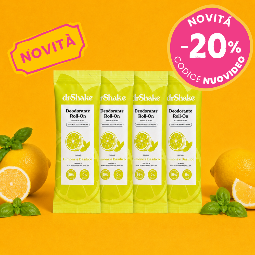 Ricariche Deodorante Roll-On Limone e Basilico (X4)