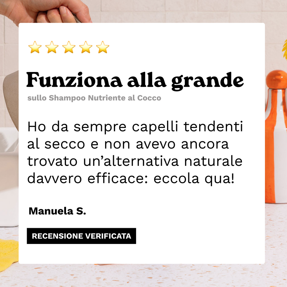 Ricarica Shampoo Nutriente al Cocco (X1)