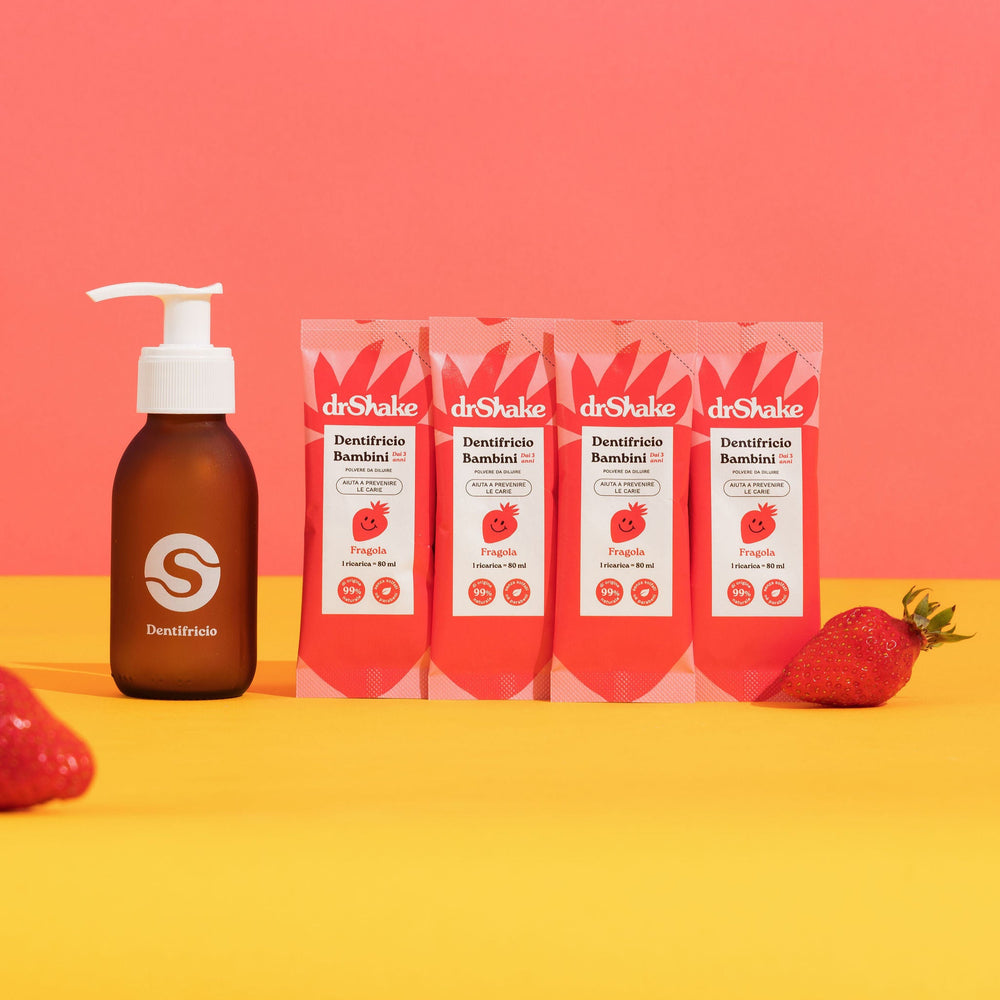 Kit Dentifricio Fragola per Bambini
