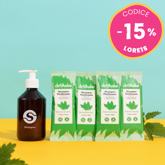 Kit Shampoo Purificante all’Ortica
