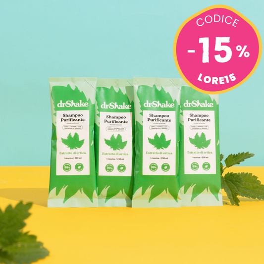Ricariche Shampoo Purificante all’Ortica (x4)
