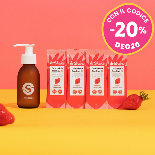 Kit Dentifricio Fragola per Bambini