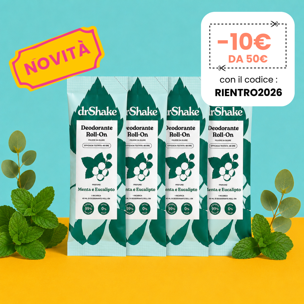 Ricariche Deodorante Roll-On Menta e Eucalipto (X4)