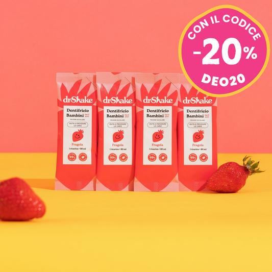 Ricariche Dentifricio Fragola per Bambini  (X4)