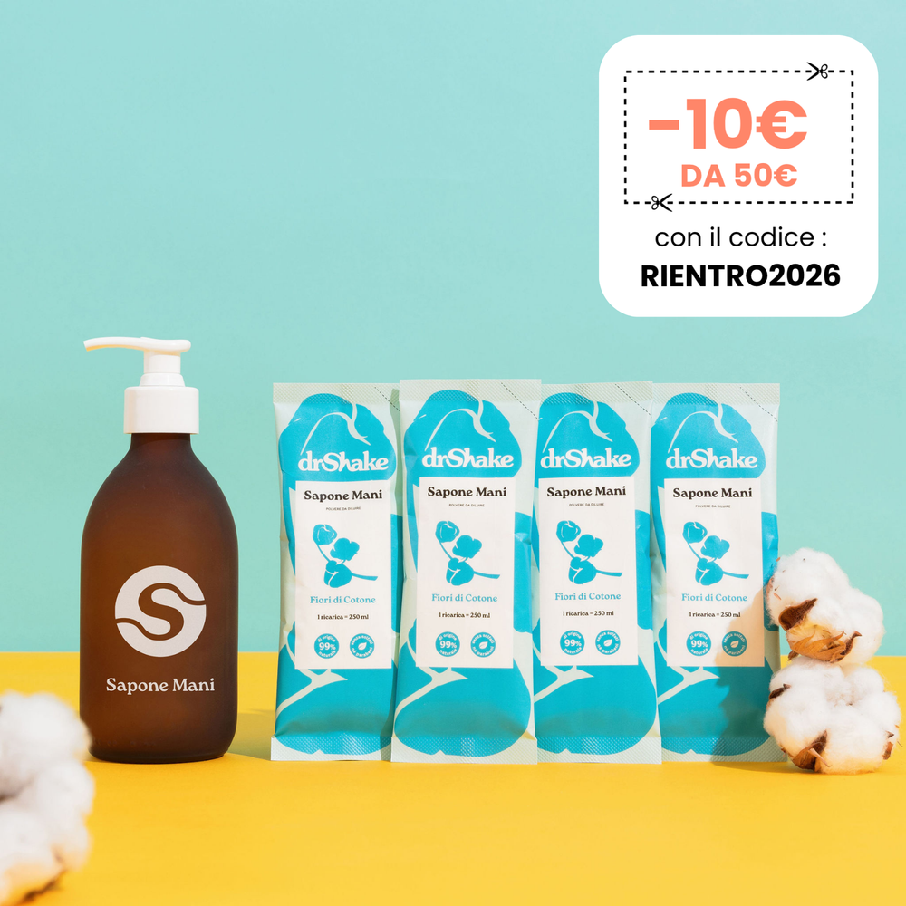 Kit Sapone Mani Fiori di Cotone