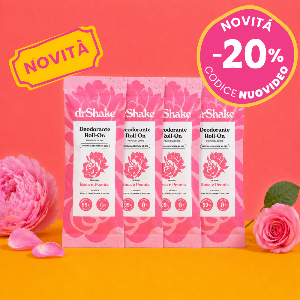 Ricariche Deodorante Roll-On Rosa e Peonia (X4)