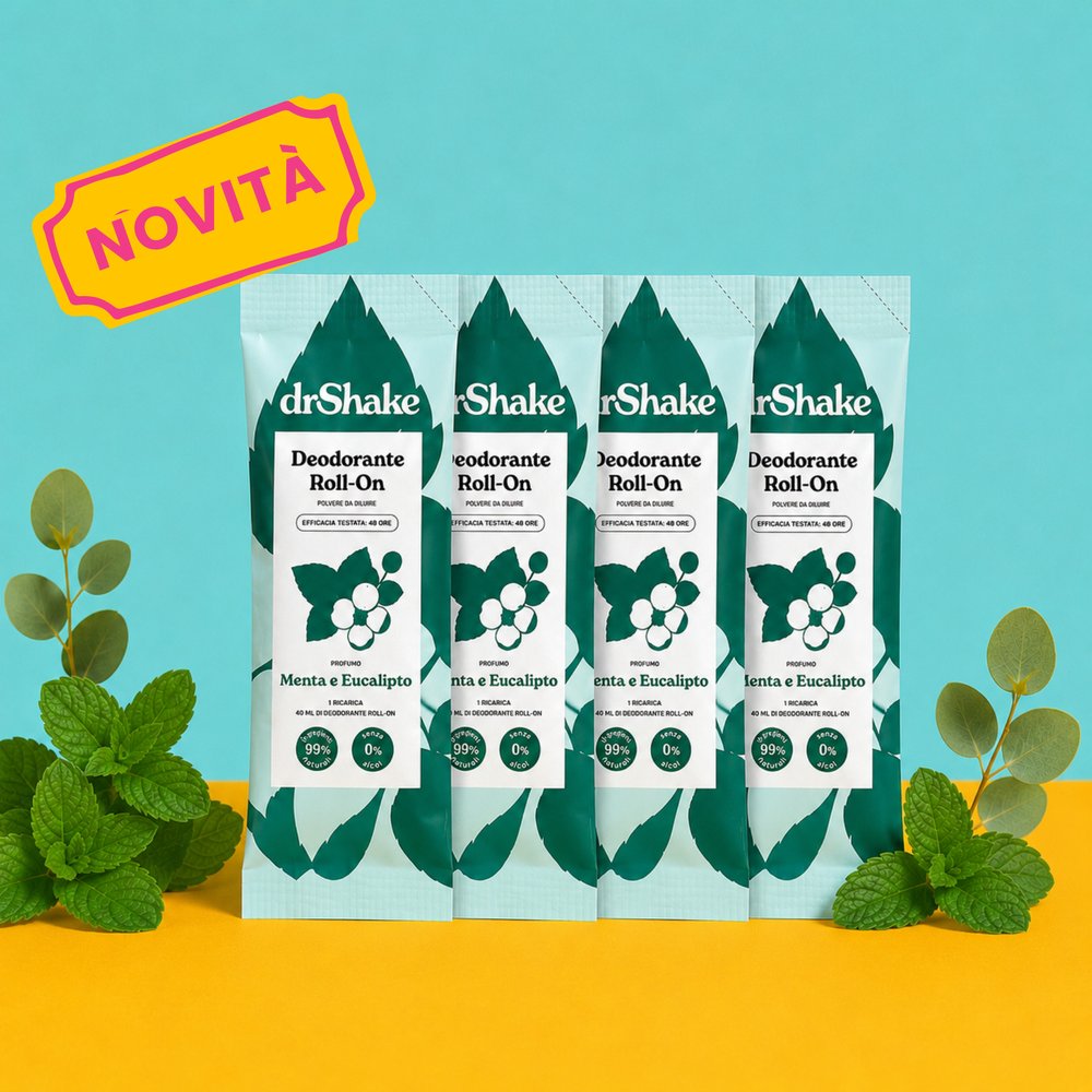 Ricariche Deodorante Roll-On Menta e Eucalipto (X4)