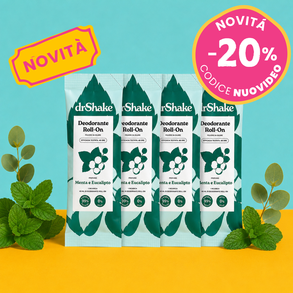 Ricariche Deodorante Roll-On Menta e Eucalipto (X4)