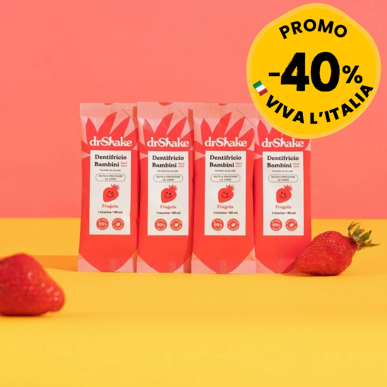 Ricariche Dentifricio Fragola per Bambini  (X4)