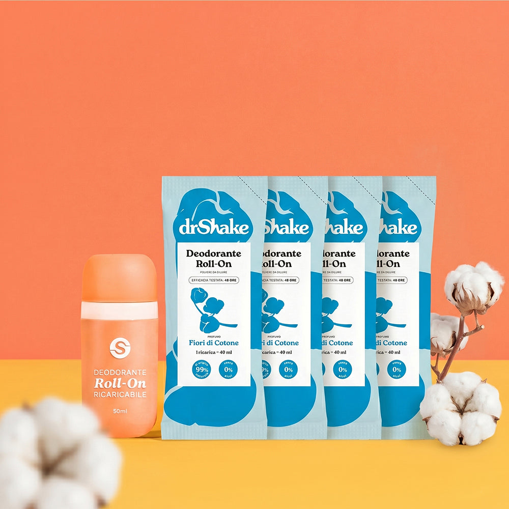 Kit Deodorante Roll-On Fiori di Cotone