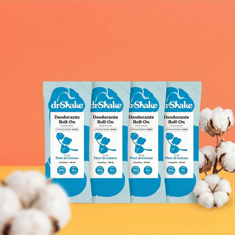 Ricariche Deodorante Roll-On Fiori di Cotone (X4)