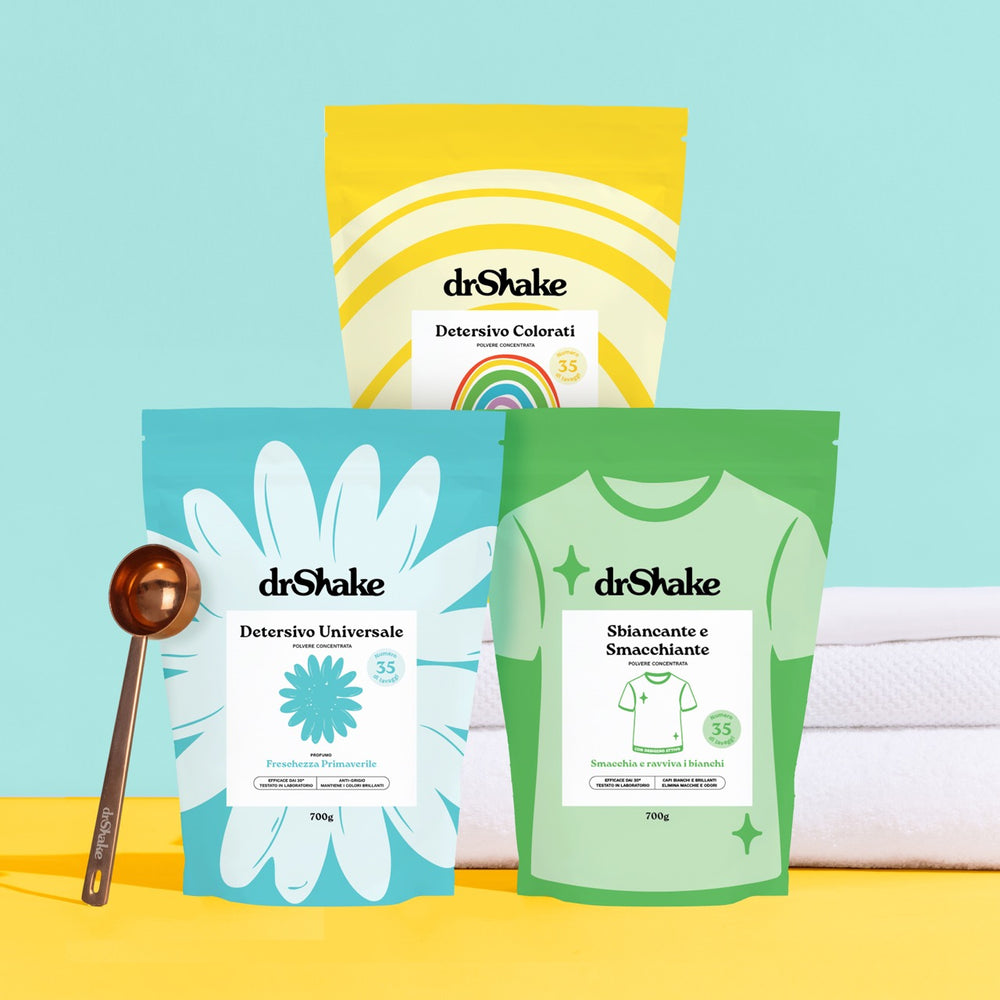 Kit Detersivo Universale + Sbiancante + Colorati